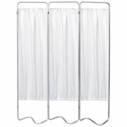 Beamatic 3 Section Folding Privacy Screen - White Vinyl Screen Panel