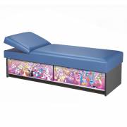 Clinton Bonkers for Bunnies Kid Couch with Sliding Doors & Adjustable Pillow Wedge Headrest