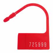 Safety Control Seal with Numbers - Red Plastic