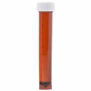 Transport Tubes 10mL - PP Self-Standing Conical Bottom with Unassembled PE White Screw Cap - Amber Color Tube (Case of 1000)