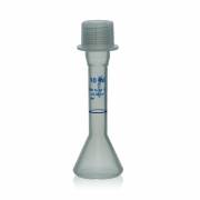 SKS Science Products - Polypropylene Plastic Erlenmeyer Flasks w/ Screw Caps