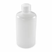 Diamond® Essentials™ Bulk Narrow Mouth, Boston Round, HDPE Bottles with PP Cap - 250mL (Case of 250)