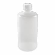 Diamond® Essentials™ Bulk Narrow Mouth, Boston Round, HDPE Bottles with PP Cap - 500mL (Case of 125)