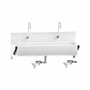 Blickman Windsor Scrub Sink - Double-Place Knee-Action Control - 47