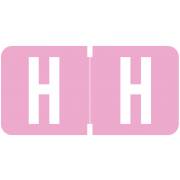 Tab Products 1278 Match Alpha Roll Labels - Letter H - Lilac Label