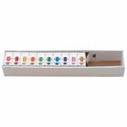 Tab Products 1282 Match Numeric Color Roll Labels - Set of Number 0 to 9