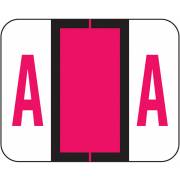 Tab Products 1283 Match Alpha Roll Labels - Letter A - Red