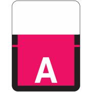 Tab Products 1307 Match Alpha Roll Labels - Letter A - Red Label