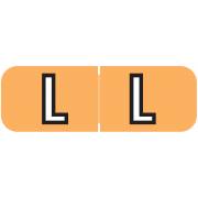 Barkley FABAM Match BAAM Series Alpha Roll Labels - Letter L - Light Orange Label