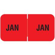 Barkley FMBLM Match BAMM Series Month Code Roll Labels - January - Red