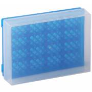 96-Well Preparation Rack with Cover - Fluorescent Blue