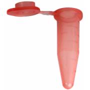 1.5mL G-Tube Flat Top Microcentrifuge Tube - Red