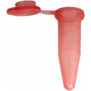 1.5mL Flat Top Microcentrifuge Tube - Red