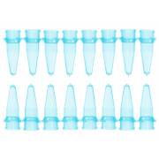 0.2mL Thin Wall Micro Tube - 8 Tubes/Strip - Blue (Pack of 125)