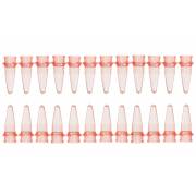 0.2mL Thin Wall Micro Tube - 12 Tubes/Strip - Red (Pack of 100)