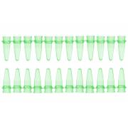 0.2mL Thin Wall Micro Tube - 12 Tubes/Strip - Green (Pack of 100)