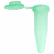 0.5mL Thin Wall Micro Tube with Attached Cap - Green