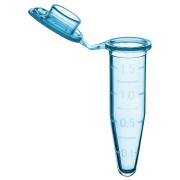 SureSeal S 1.5mL Sterile Microcentrifuge Tube - Blue (500 Tubes & 10 Stop-Pops/Bag, 10 Bags/Case)