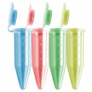 MacroTube 5mL Snap-Cap Centrifuge Tube - Non-Sterile - Assorted Colors (4 Bags of 50/Bag)