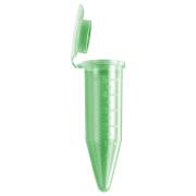 MacroTube 5mL Snap-Cap Centrifuge Tube - Non-Sterile - Green Tinted (4 Bags of 50/Bag)