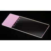 Microscope Slides - Glass - Lilac Frosted 1 End 1 Side - 90° Ground Edges Safety Corners (Pack of 144)