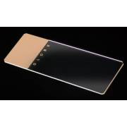 Microscope Slides - Glass - Tan Frosted 1 End 1 Side - 90° Ground Edges Safety Corners (Case of 1440)