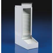 Metal Dispenser for 13mm x 100mm Borosilicate Glass Culture Tubes