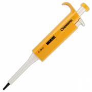 Diamond Pipettor - Single Channel Adjustable Volume 5uL - 50uL - Yellow