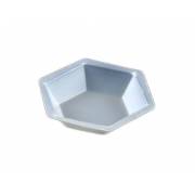 Plastic Hexagonal Antistatic Weighing Dishes - Polystyrene - Small - 20mL