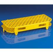 100-Place Snap-N-Racks Tube Rack for Microcentrifuge Tubes - Polypropylene - Yellow