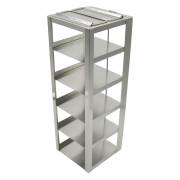 Vertical Stainless Steel Freezer Rack For 3