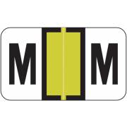 Jeter 2800 Match JEAM Series Alpha Roll Labels - Letter M - Gold