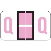 Jeter Tab 5100 Match JRAM Series Alpha Roll Labels - Letter Q - Lavender