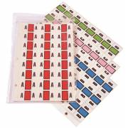 Safeguard 511 Match SG3R Series Alpha Sheet Labels A-Z Binder Refill