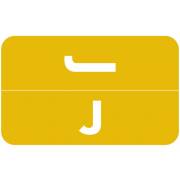 Smead Alpha-Z ACC Match SMAM Series Alpha Roll Labels - Letter J - Yellow