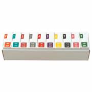 Sav-Tyme/SFI Match STNM Series Numeric Roll Labels - Set of Number 0 To 9