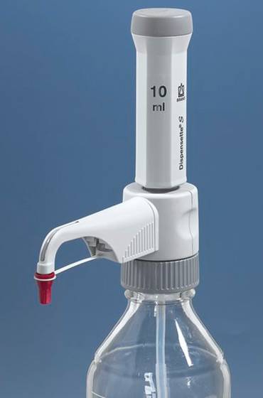 BrandTech Dispensette S Bottletop Dispenser Fixed Volume Standard Valve