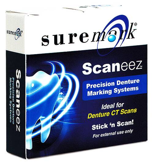 Suremark Scaneez DentureMark Stick 'n Scan Cone Beam Markers