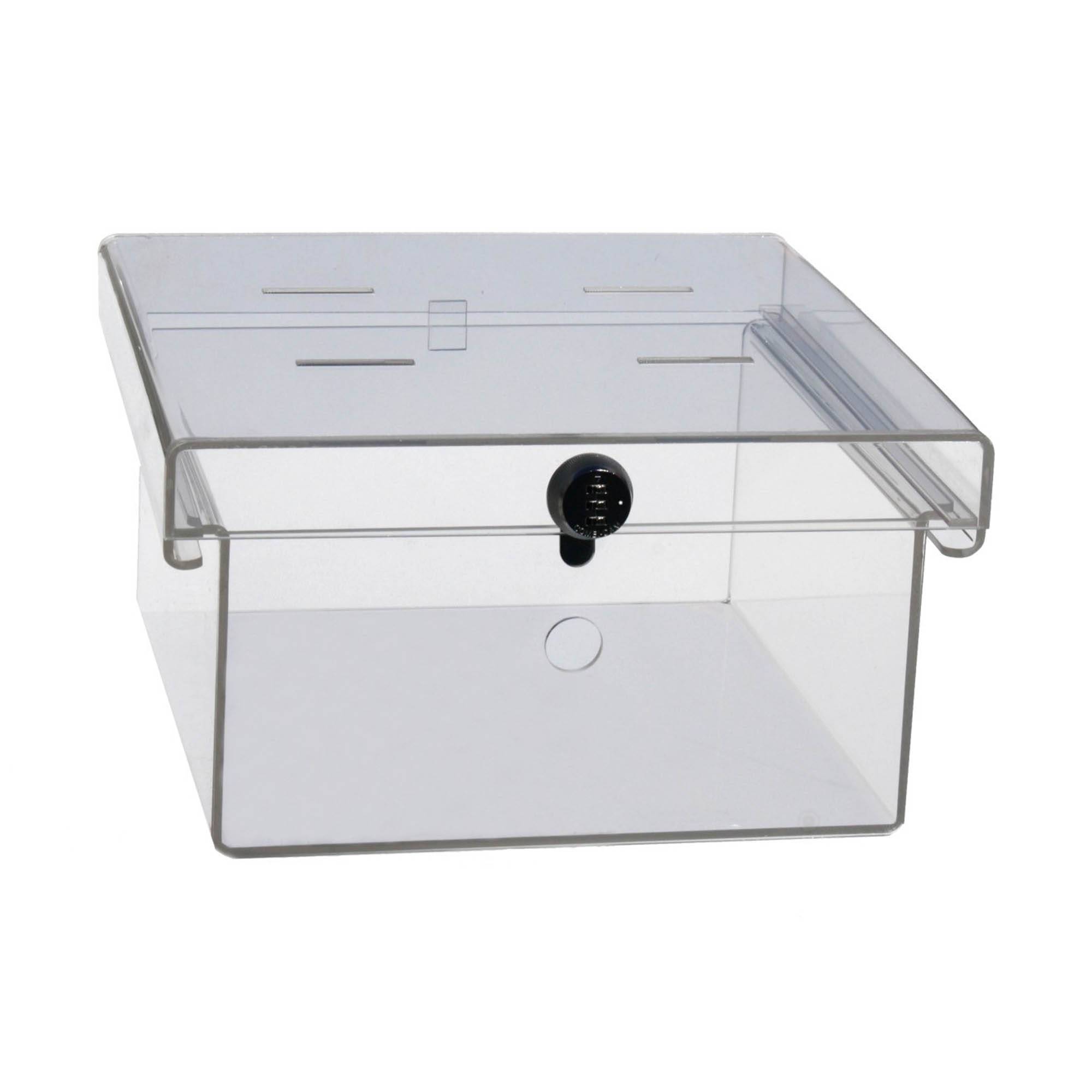 Clear Acrylic Refrigerator Lock Box Um3093