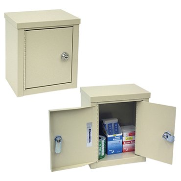 Mini Wall Storage Cabinet W Combo Lock - Omnimed