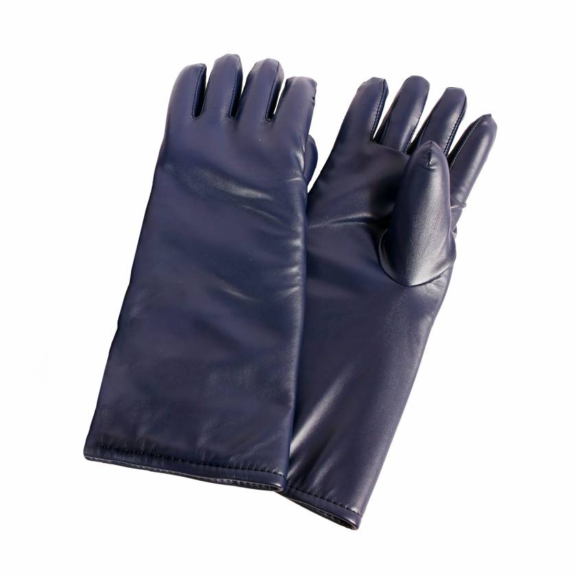 Shielding 100V-DBL Seamless Lead Vinyl Gloves - Dark Blue