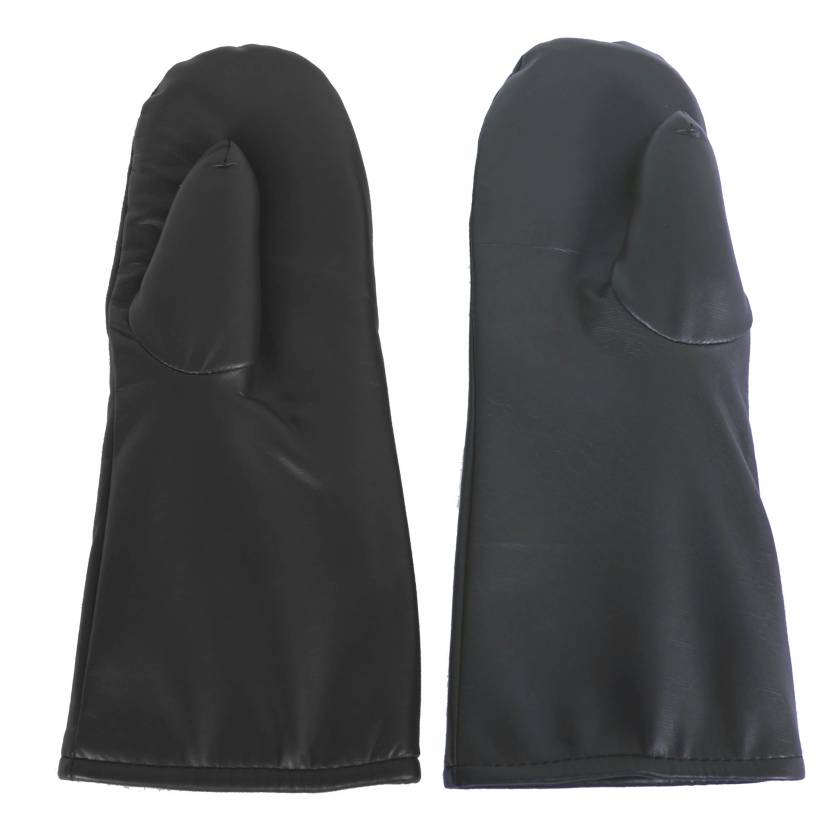 Shielding 101MIT Lead Mitten - Black Leather Covering