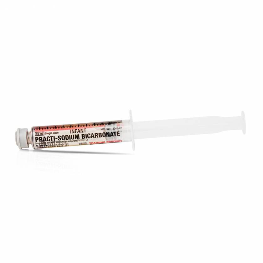 Wallcur 1024766 Practi-Sodium Bicarbonate 50 mEq / 10 mL Syringe