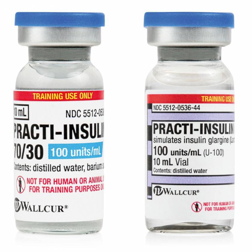 Wallcur 1024854 Practi-Insulin 70/30 & Insulin Glargine Pack