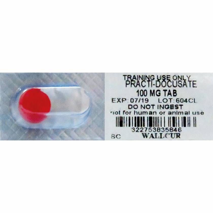 Wallcur 1024951 Practi-Docusate 100 mg Oral-Unit Dose