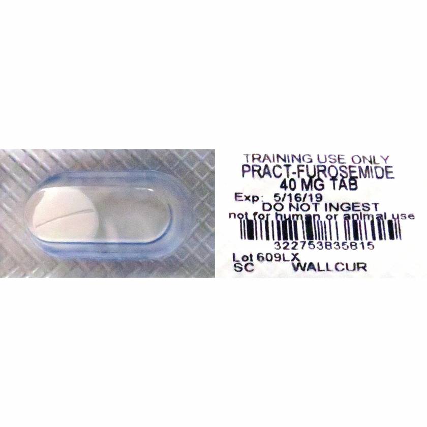 Wallcur 1024956 Practi-Furosemide 40 mg Oral-Unit Dose
