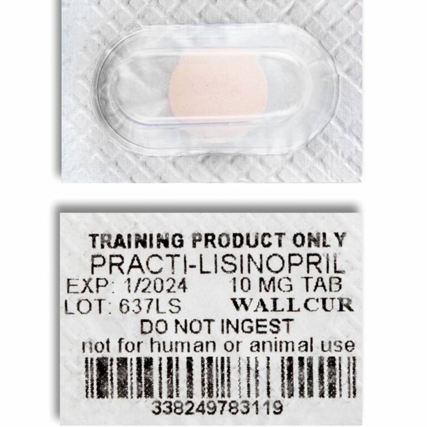 Wallcur 1024974 Practi-Lisinopril 10 mg Oral-Unit Dose