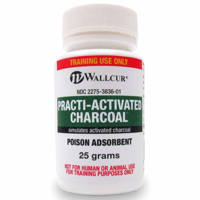 Wallcur 1024982 Practi-Activated 25 g Charcoal