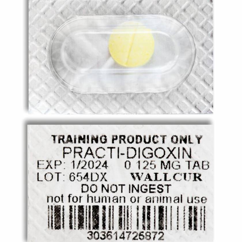 Wallcur 1024986 Practi-Digoxin 0.125 mg Oral-Unit Dose