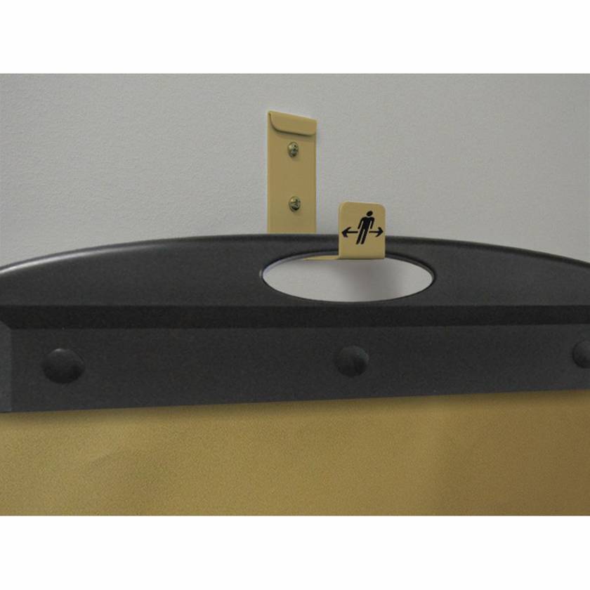 Bridge Healthcare 1086 Wall Mount Hook for Gold Rollboards 3" Long (Gold Rollboards are Sold Separately)